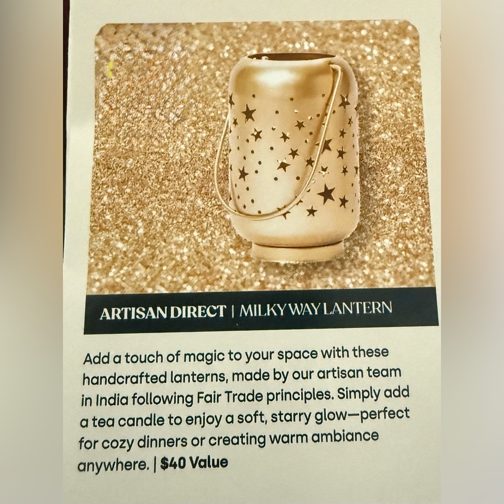 Milky Way Hanging Tealight Lantern